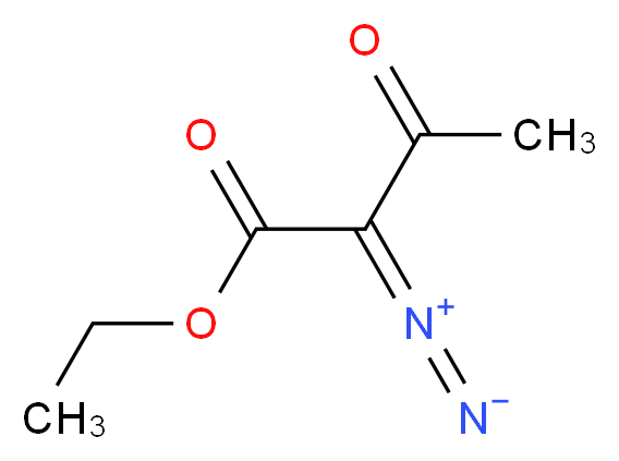 ethyl 2-diazo-3-oxobutanoate_分子结构_CAS_2009-97-4