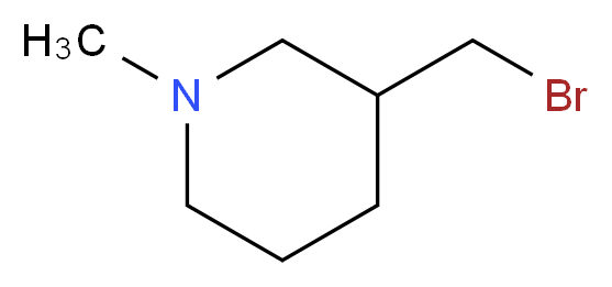 3-(bromomethyl)-1-methylpiperidine_分子结构_CAS_41886-04-8)