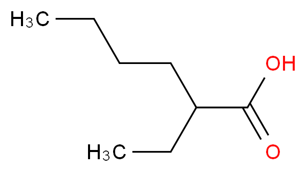 2-ethylhexanoic acid_分子结构_CAS_149-57-5