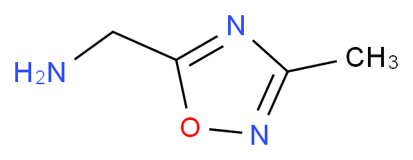 [(3-methyl-1,2,4-oxadiazol-5-yl)methyl]amine hydrochloride_分子结构_CAS_)