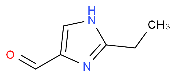 2-ethyl-1H-imidazole-4-carbaldehyde_分子结构_CAS_83902-00-5