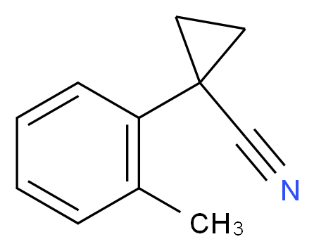 1-o-tolylcyclopropanecarbonitrile_分子结构_CAS_124276-51-3)