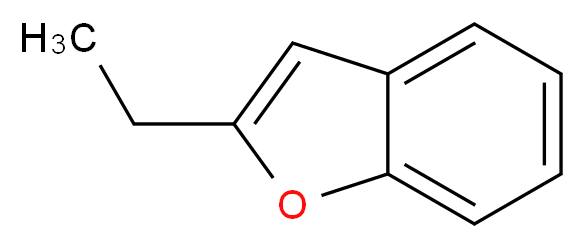 2-Ethylbenzofuran_分子结构_CAS_3131-63-3)