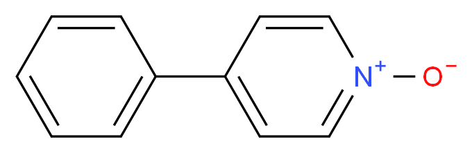 4-phenylpyridin-1-ium-1-olate_分子结构_CAS_1131-61-9