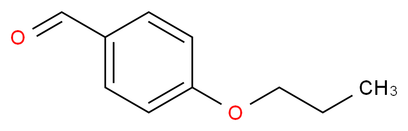 4-正丙氧基苯甲醛_分子结构_CAS_5736-85-6)