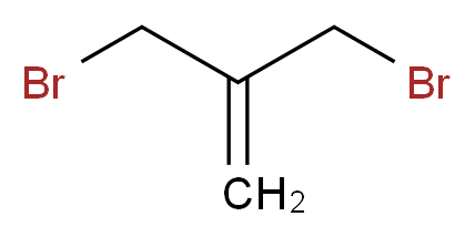 3-bromo-2-(bromomethyl)prop-1-ene_分子结构_CAS_15378-31-1