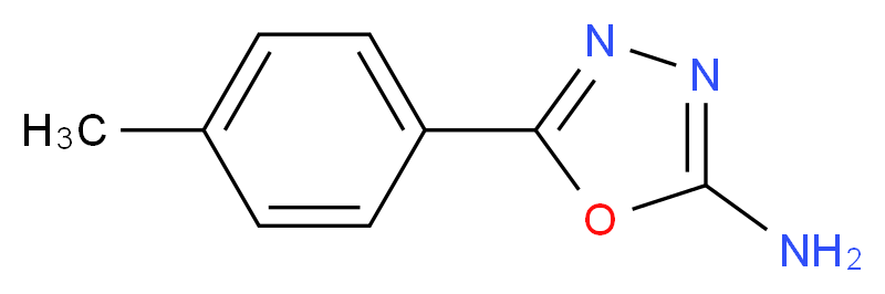 5-(4-Methylphenyl)-1,3,4-oxadiazol-2-amine_分子结构_CAS_33621-60-2)