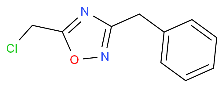 3-Benzyl-5-chloromethyl-1,2,4-oxadiazole_分子结构_CAS_51802-77-8)
