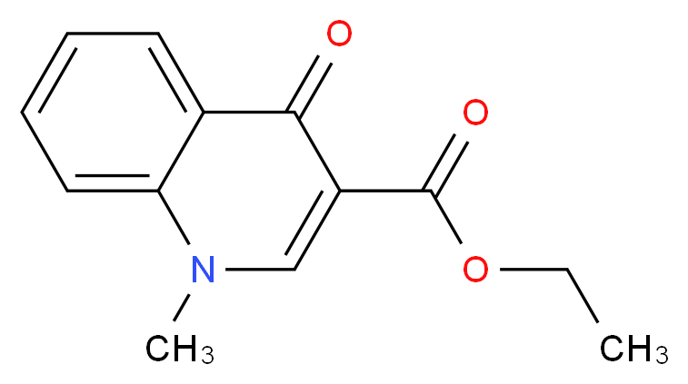 Ethyl 1-methyl-4-oxo-1,4-dihydroquinoline-3-carboxylate_分子结构_CAS_23789-85-7)