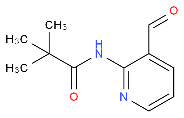 N-(3-Formyl-pyridin-2-yl)-2,2-dimethyl-propionamide_分子结构_CAS_86847-64-5)