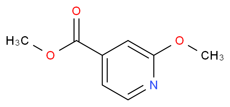 methyl 2-methoxypyridine-4-carboxylate_分子结构_CAS_26156-51-4