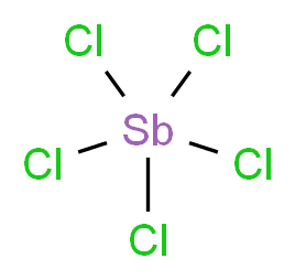 氯化锑(III), 超干_分子结构_CAS_7647-18-9)