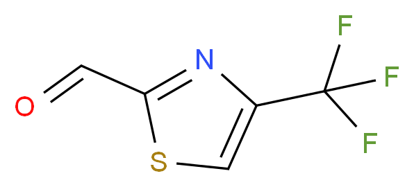 4-(Trifluoromethyl)thiazole-2-carbaldehyde_分子结构_CAS_354587-75-0)