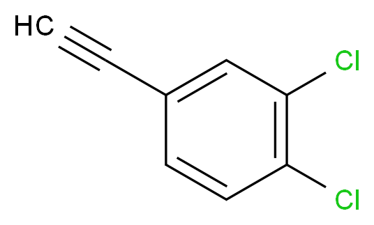 3,4-二氯苯乙炔_分子结构_CAS_556112-20-0)