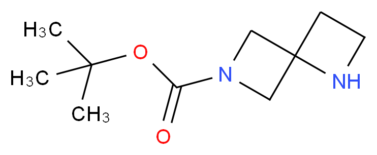 3,6-Diazaspiro[3.3]heptane-6-carboxylic acid tert-butyl ester hemioxylate_分子结构_CAS_1272412-72-2)