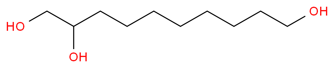 1,2,10-Decanetriol_分子结构_CAS_)