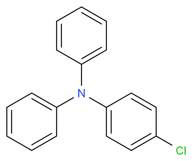 (4-chlorophenyl)diphenylamine_分子结构_CAS_4316-56-7)