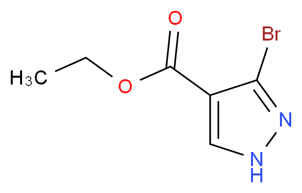 ethyl 3-bromo-1H-pyrazole-4-carboxylate_分子结构_CAS_1353100-91-0