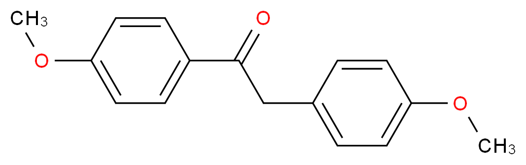 1,2-bis(4-methoxyphenyl)ethanone_分子结构_CAS_)