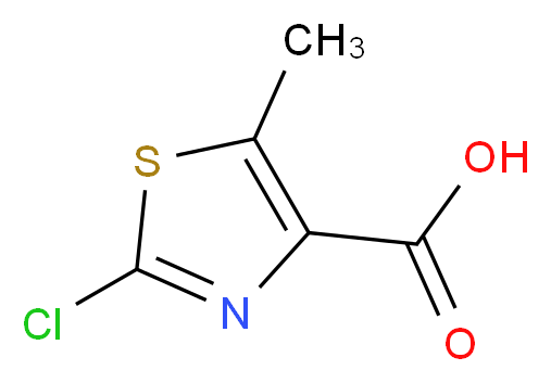 2-chloro-5-methyl-1,3-thiazole-4-carboxylic acid_分子结构_CAS_1194374-24-7