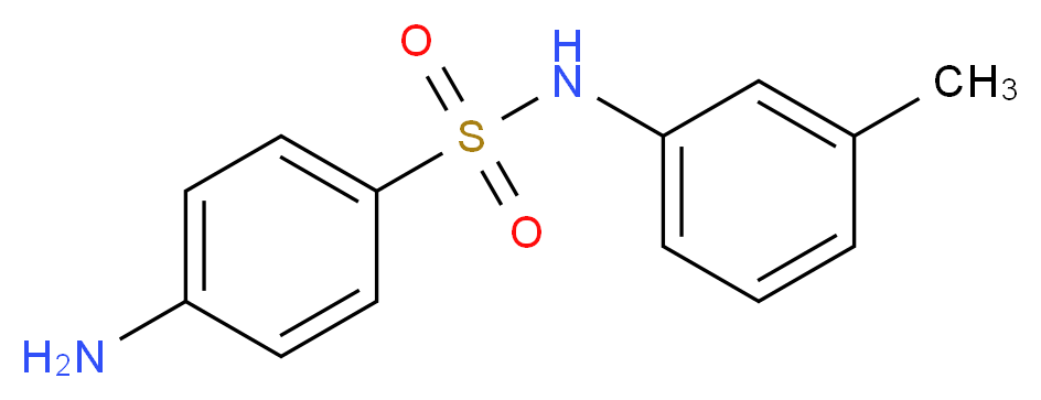 4-Amino-N-(3-methylphenyl)benzenesulfonamide_分子结构_CAS_)