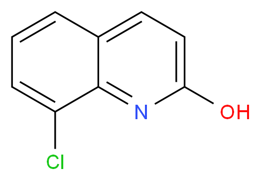 8-chloroquinolin-2-ol_分子结构_CAS_23981-25-1