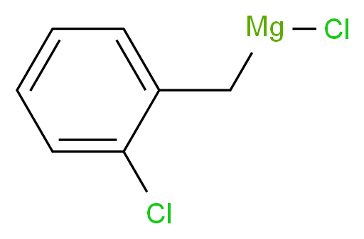 2-氯苄基氯化镁, 0.50M 2-MeTHF 溶液_分子结构_CAS_29874-00-8)