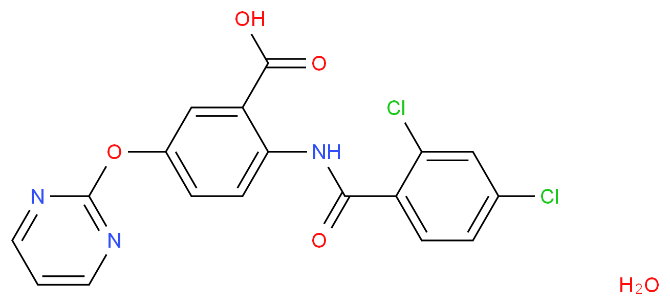 BVT.13 hydrate_分子结构_CAS_756813-87-3(anhydrous))