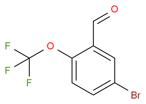 5-bromo-2-(trifluoromethoxy)benzaldehyde_分子结构_CAS_923281-52-1