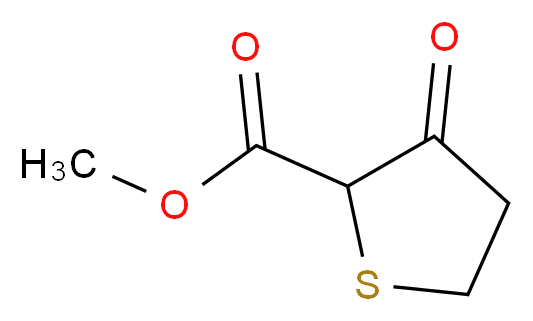 methyl 3-oxothiolane-2-carboxylate_分子结构_CAS_2689-69-2