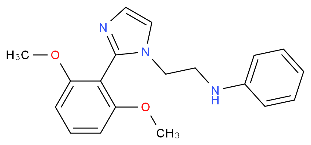 N-{2-[2-(2,6-dimethoxyphenyl)-1H-imidazol-1-yl]ethyl}aniline_分子结构_CAS_)