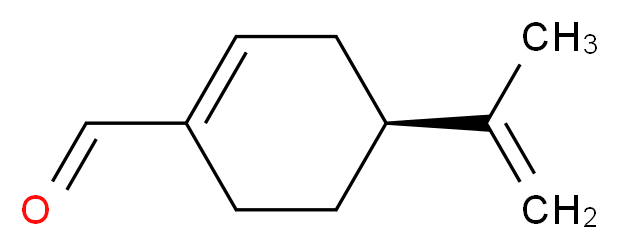 (S)-(-)-紫苏醛_分子结构_CAS_18031-40-8)