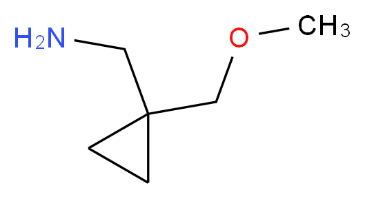 1-[1-(methoxymethyl)cyclopropyl]methanamine_分子结构_CAS_883311-83-9)