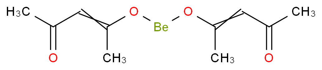 4-({[(4-oxopent-2-en-2-yl)oxy]beryllio}oxy)pent-3-en-2-one_分子结构_CAS_10210-64-7