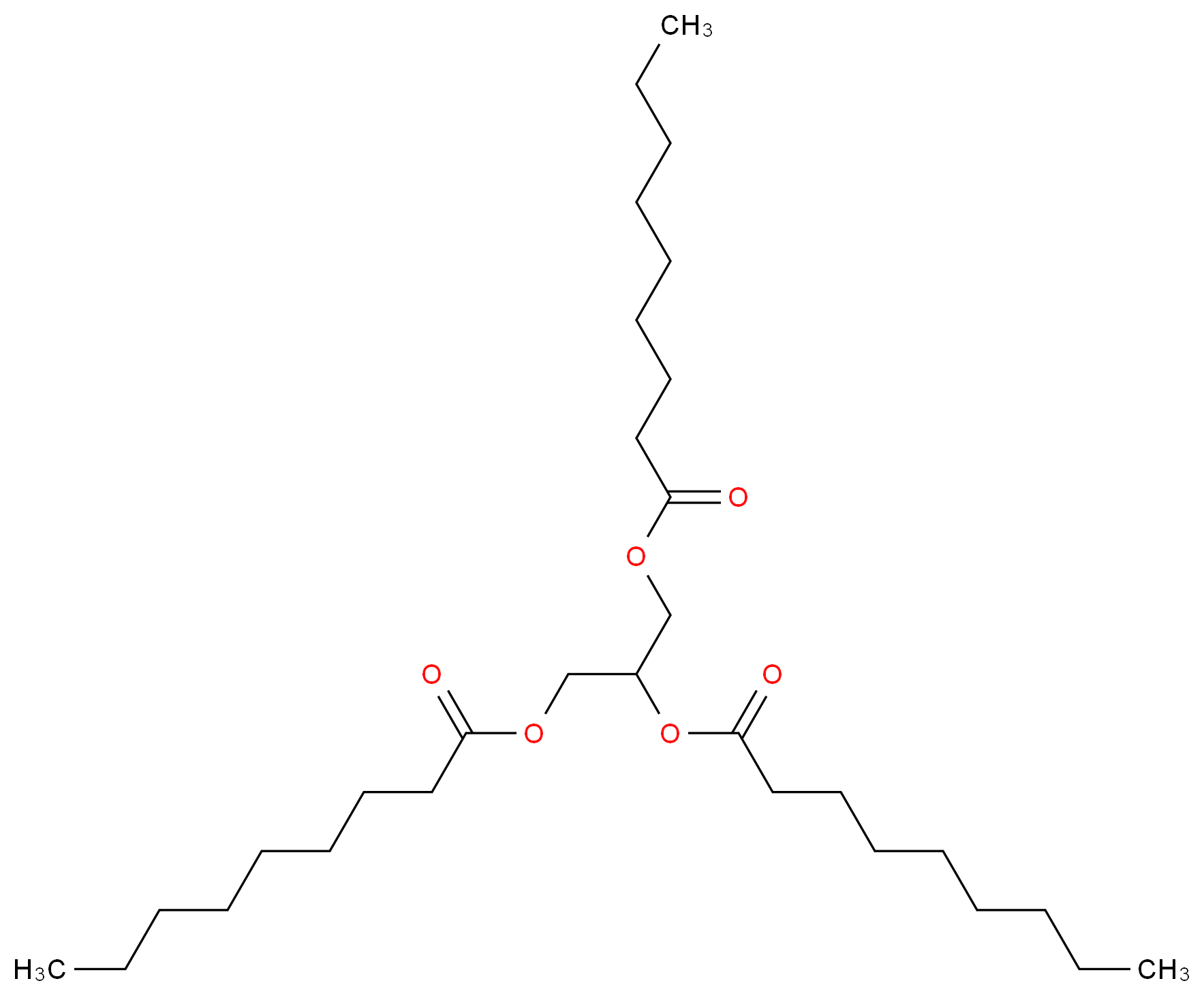 三壬酸甘油酯_分子结构_CAS_126-53-4)