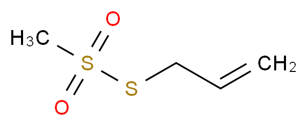 3-(methanesulfonylsulfanyl)prop-1-ene_分子结构_CAS_14202-77-8