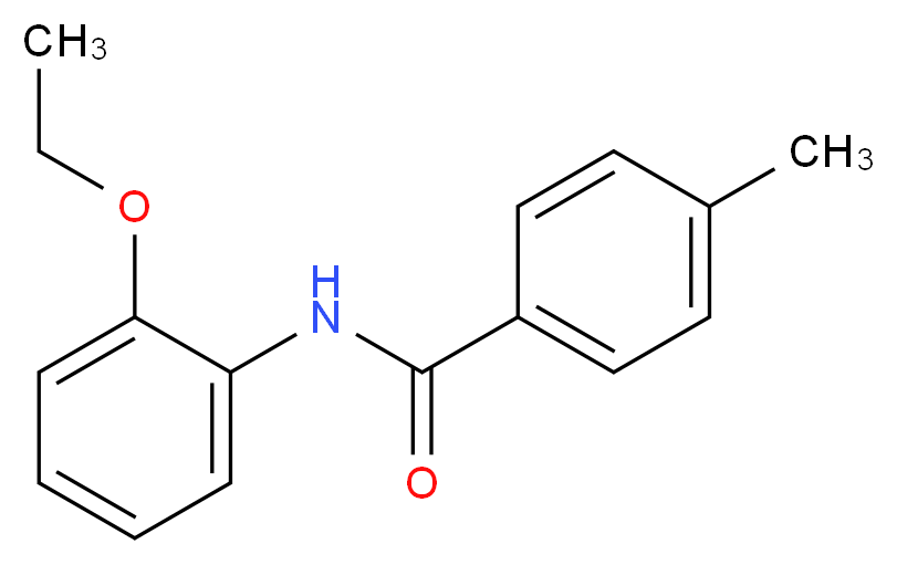 N-(2-ethoxyphenyl)-4-methylbenzamide_分子结构_CAS_326898-79-7