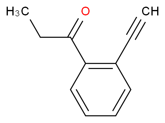 1-(2-ethynylphenyl)propan-1-one_分子结构_CAS_221230-59-7