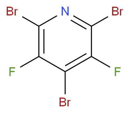 3,5-Difluoro-2,4,6-tribromopyridine_分子结构_CAS_30841-93-1)