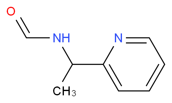 N-(1-Pyridin-2-ylethyl)formamide_分子结构_CAS_)