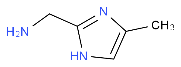 1-(4-methyl-1H-imidazol-2-yl)methanamine_分子结构_CAS_518064-28-3)