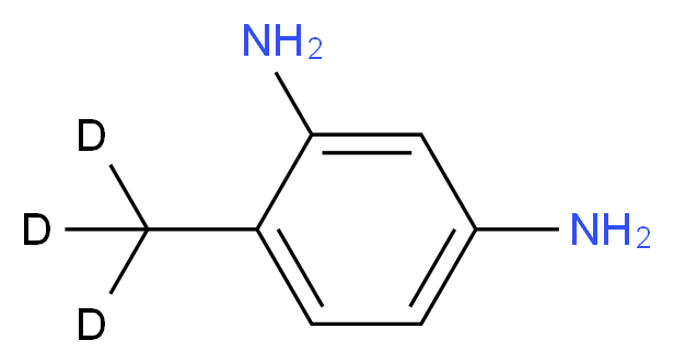 2,4-Diaminotoluene-α,α,α-d3_分子结构_CAS_)