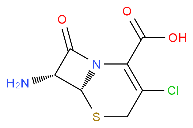 7-Amino-3-chloro-3-cephem-4-carboxylic acid _分子结构_CAS_53994-69-7)