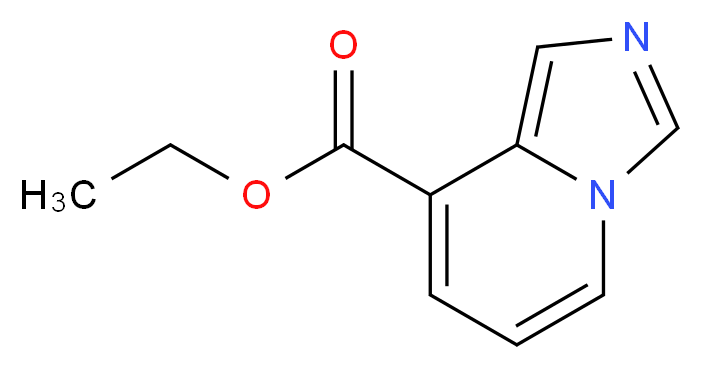 Ethyl imidazo[1,5-a]pyridine-8-carboxylate_分子结构_CAS_697739-12-1)