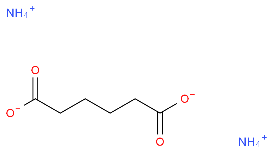 Ammonium adipate_分子结构_CAS_3385-41-9)