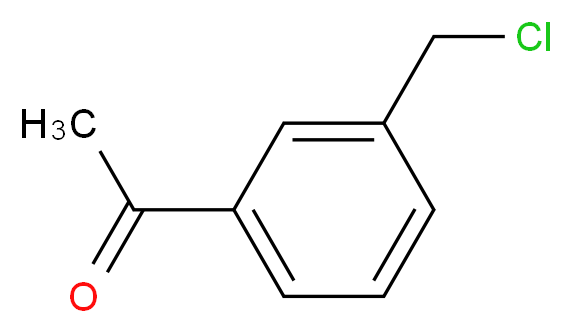 1-[3-(chloromethyl)phenyl]ethan-1-one_分子结构_CAS_41908-12-7