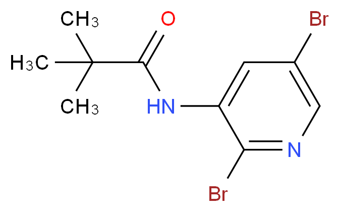 N-(2,5-Dibromopyridin-3-yl)pivalamide_分子结构_CAS_1138444-05-9)