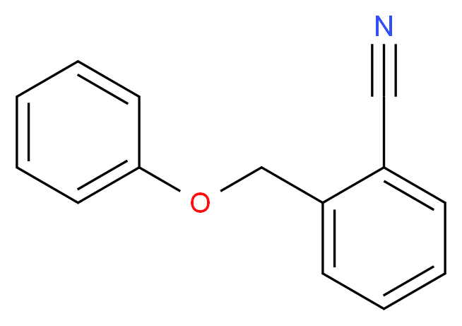 2-(phenoxymethyl)benzonitrile_分子结构_CAS_168971-54-8)