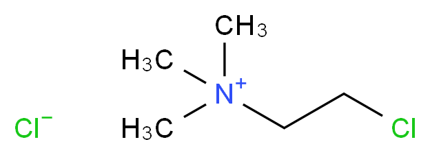 CHLOROCHOLINE CHLORIDE_分子结构_CAS_999-81-5)