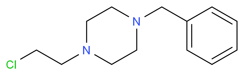 1-benzyl-4-(2-chloroethyl)piperazine_分子结构_CAS_7667-37-0)